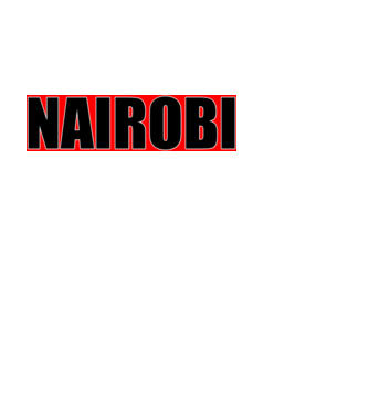 Nairobi minta fekete pólón