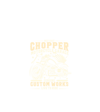 chopper minta fekete pólón