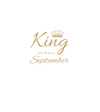 king minta fekete pólón