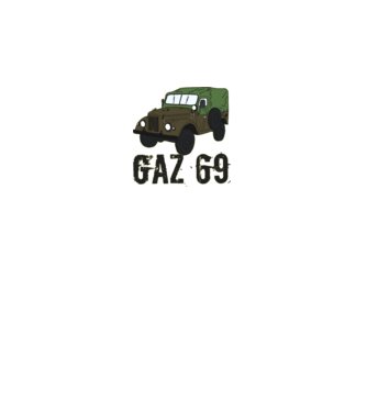 GAZ 69 minta fekete pólón
