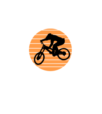 Bmx minta fekete pólón