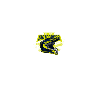 motocross minta királykék pólón