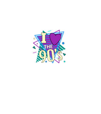 90s disco minta fehér pólón
