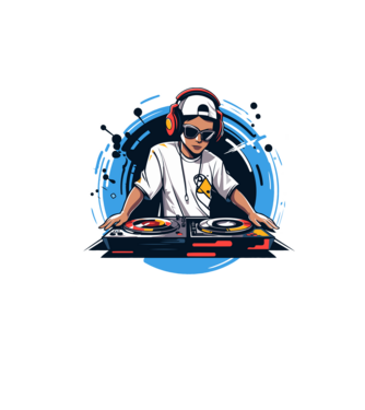 Dj minta homokszín pólón