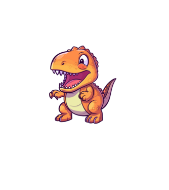 dino minta fehér pólón