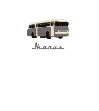 Ikarus  minta fekete pólón