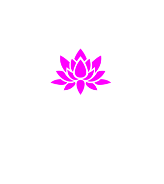 flower lotus minta sötétkék pólón