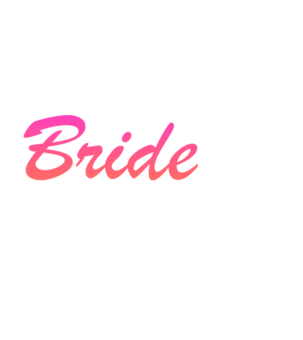 Bride minta fekete pólón