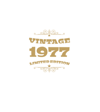1977 minta fekete pólón