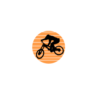 Bmx minta fekete pólón