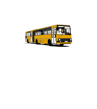 Busz minta világos rózsaszín pólón