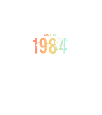 1984 minta fekete pólón