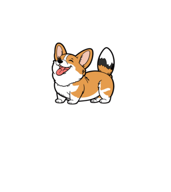 Corgi minta dusty pink pólón