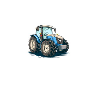 Traktor  minta világos rózsaszín pólón