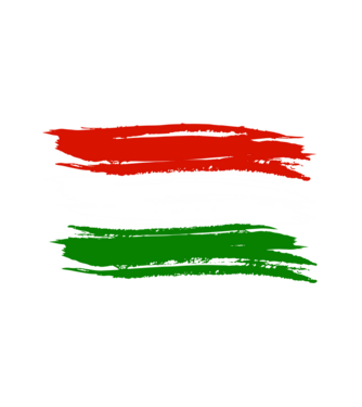 Magyarország  minta fehér pólón
