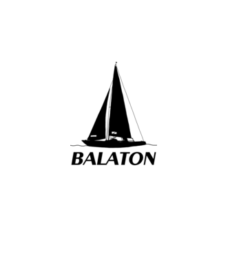 Balaton minta fekete pólón