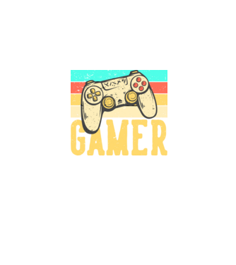 gamer minta farmerkék pólón