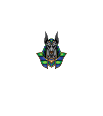 anubis minta fehér/piros pólón