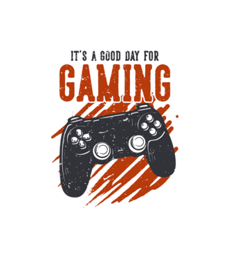 gamer minta fehér pólón
