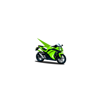 Sport motor  minta fehér pólón