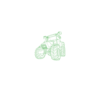 Traktor minta fekete pólón