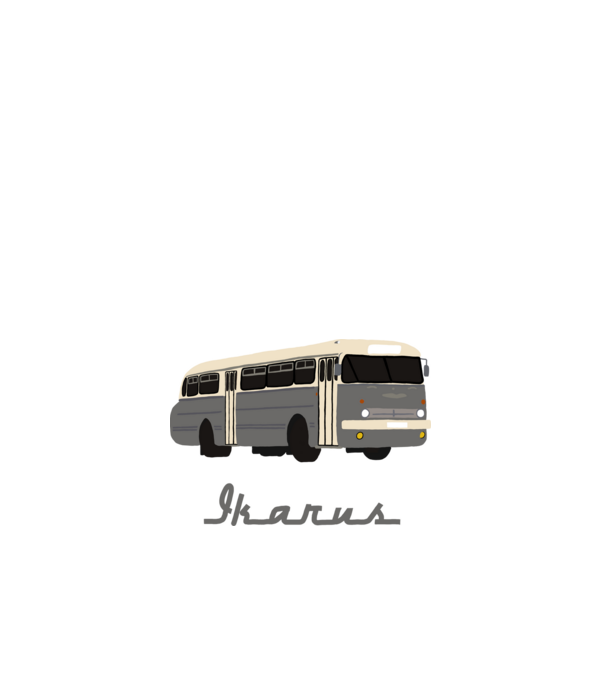 Ikarus minta fehér pólón