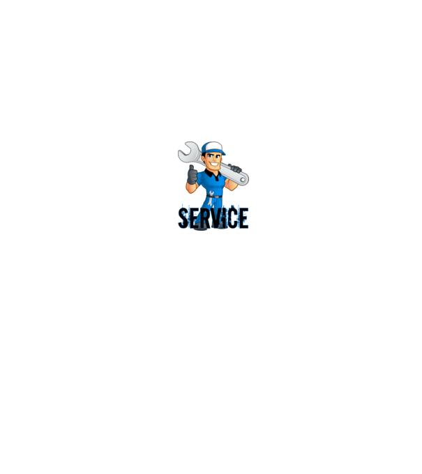 Service minta fekete pólón