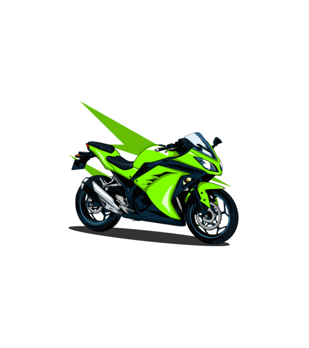 Sport motor minta fehér pólón