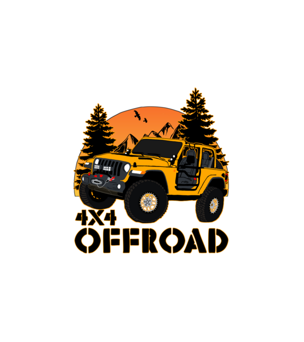 Jeep minta fehér pólón