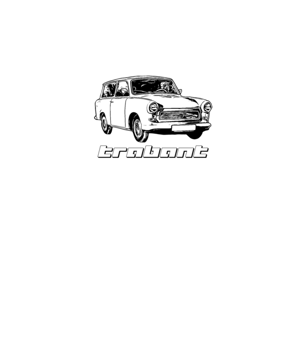 trabant minta fekete pólón