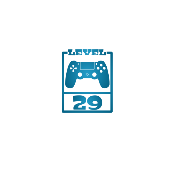 level 29 minta farmerkék pólón