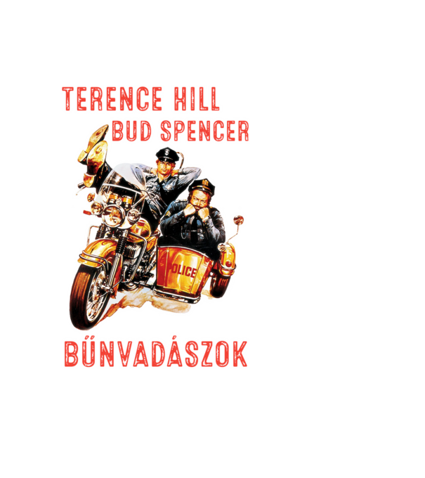 Bűnvadászok minta világoskék pólón