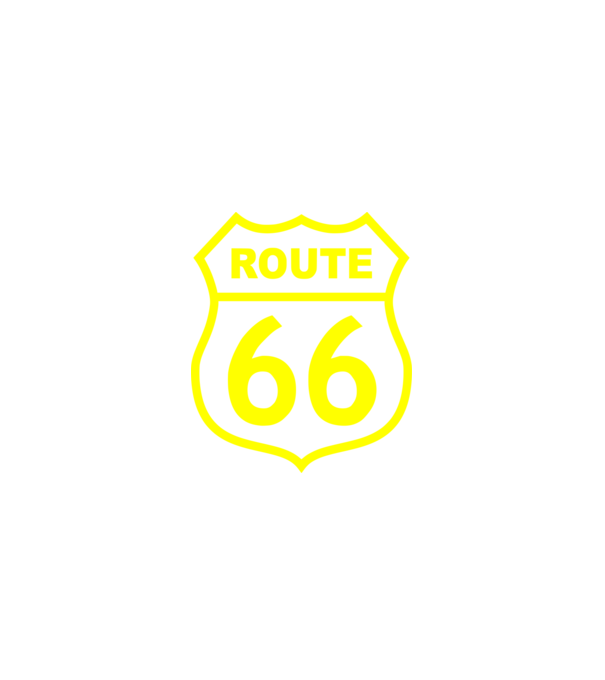 route 66 minta fekete pólón