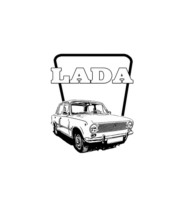 lada minta fehér pólón