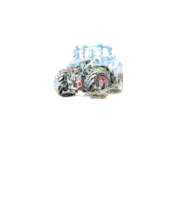 Traktor  minta fekete pólón