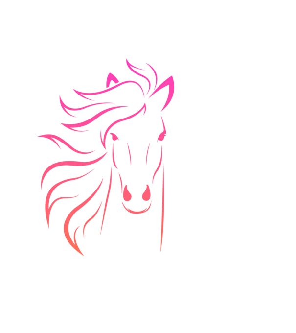 horse minta fekete pólón