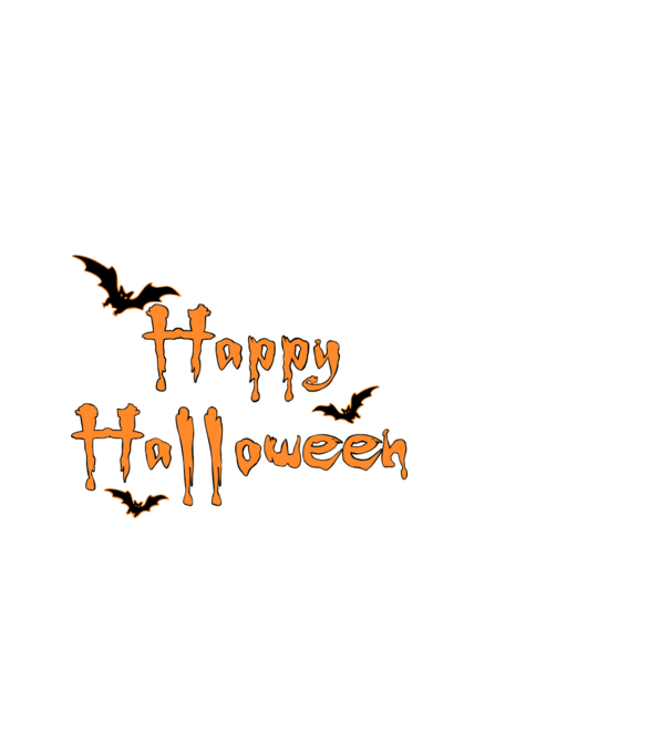Happy Halloween minta fehér pólón