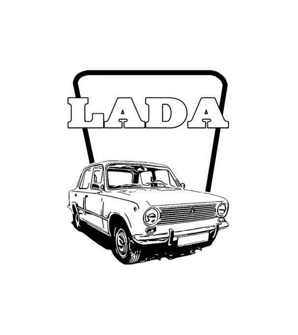 lada minta fehér pólón