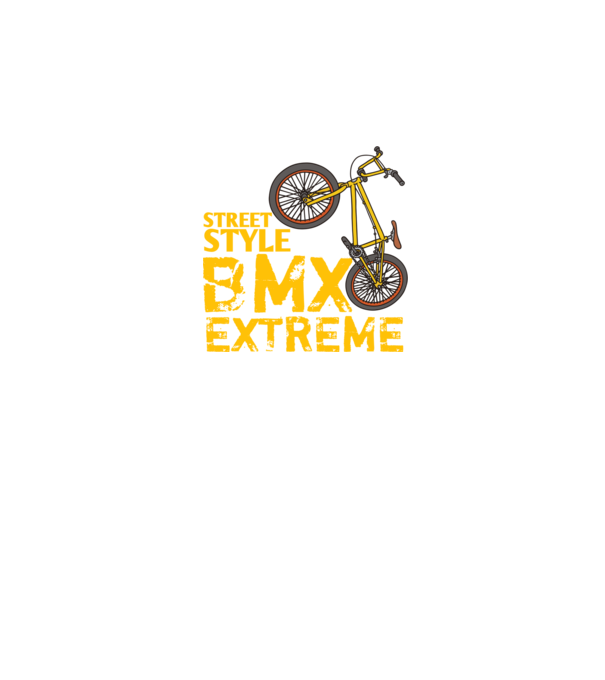 Bmx minta fekete pólón