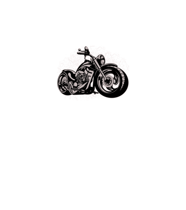 Chopper minta fekete pólón