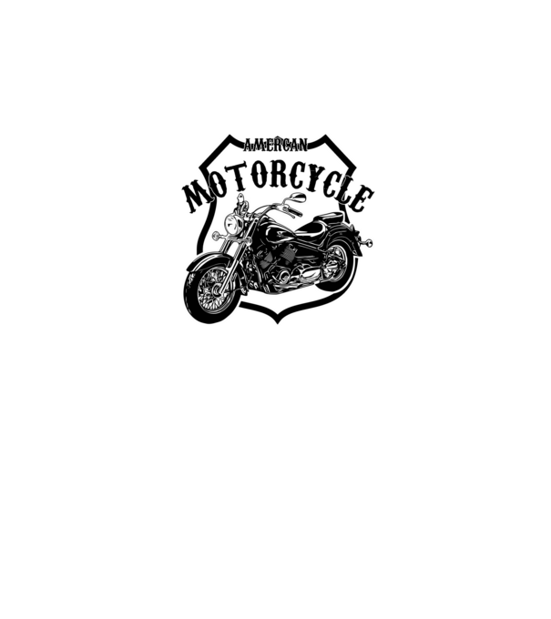 american motorcycle minta fekete pólón