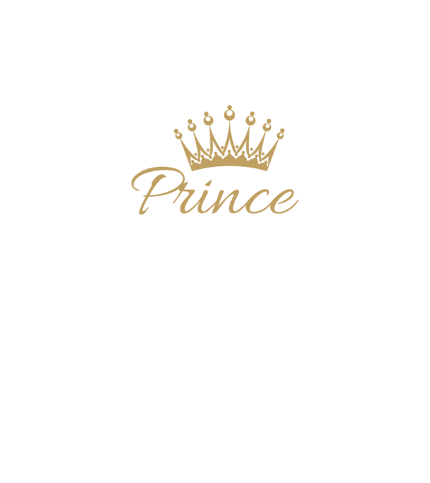 Prince minta fekete pólón