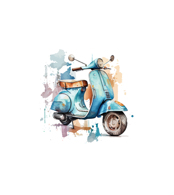 Motor minta fehér pólón