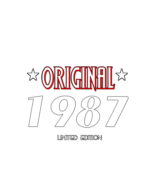1987 minta fekete pólón
