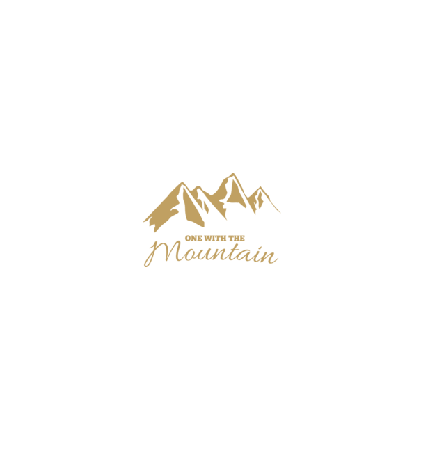 Mountain minta fekete pólón