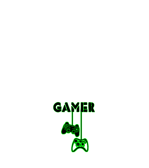 Gamer minta sötétkék pólón