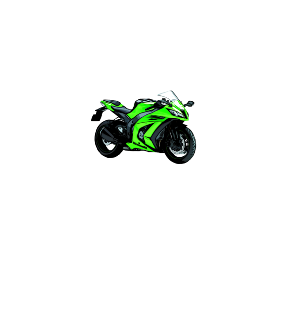 Kawasaki ninja sport motor minta homokszín pólón