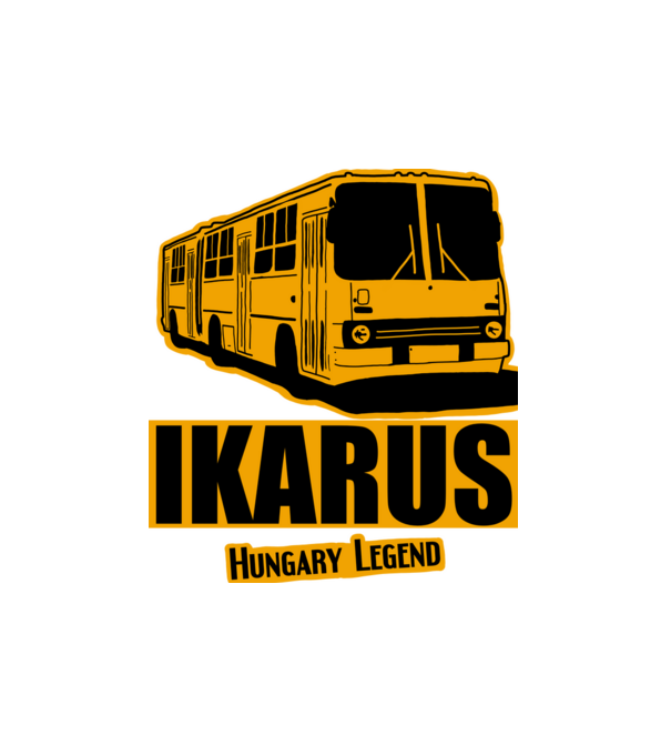 Ikarus minta fehér pólón