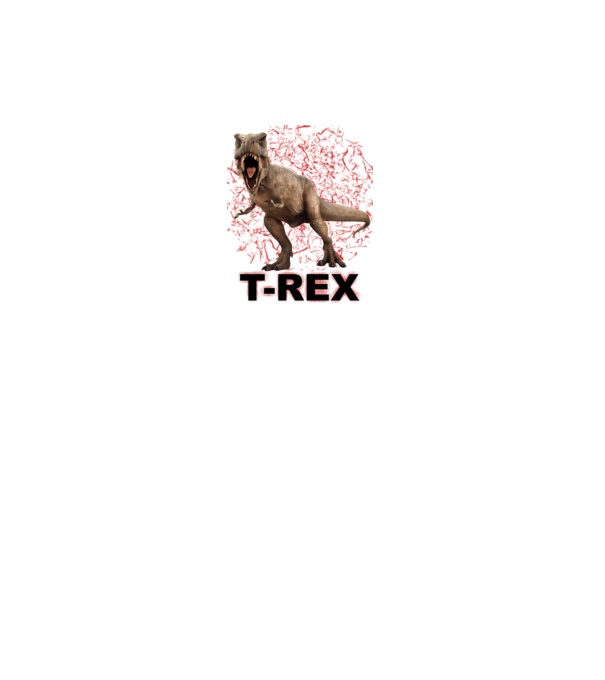 T-REX minta fekete pólón