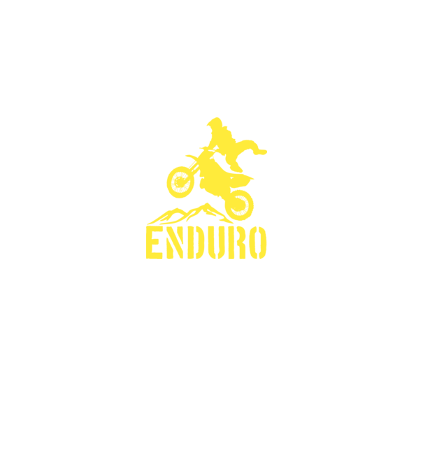 Enduro minta fekete pólón